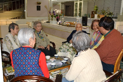 ロビーでのお茶会